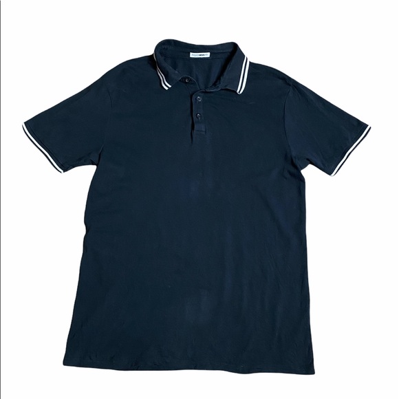Fashion Nova Men Black Polo - Picture 2 of 5